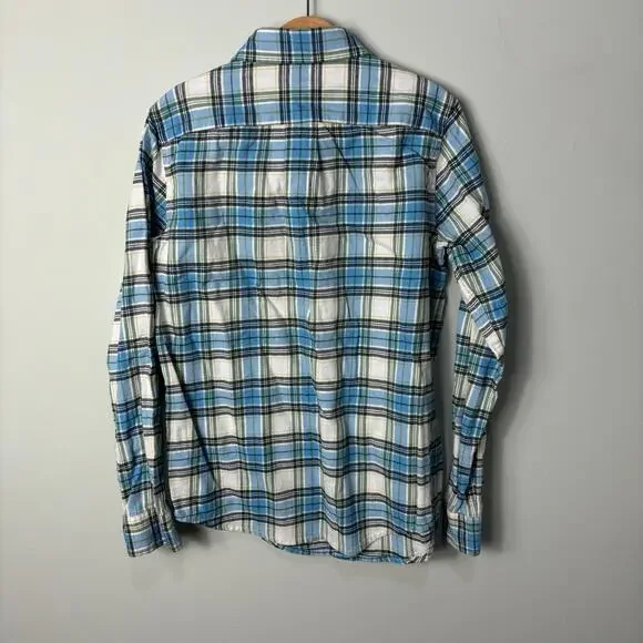 Janie and Jack Blue Plaid Shirt - Picture 4 of 4